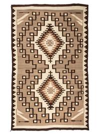 Navajo Two Grey Hills Pictorial Weaving / Rug