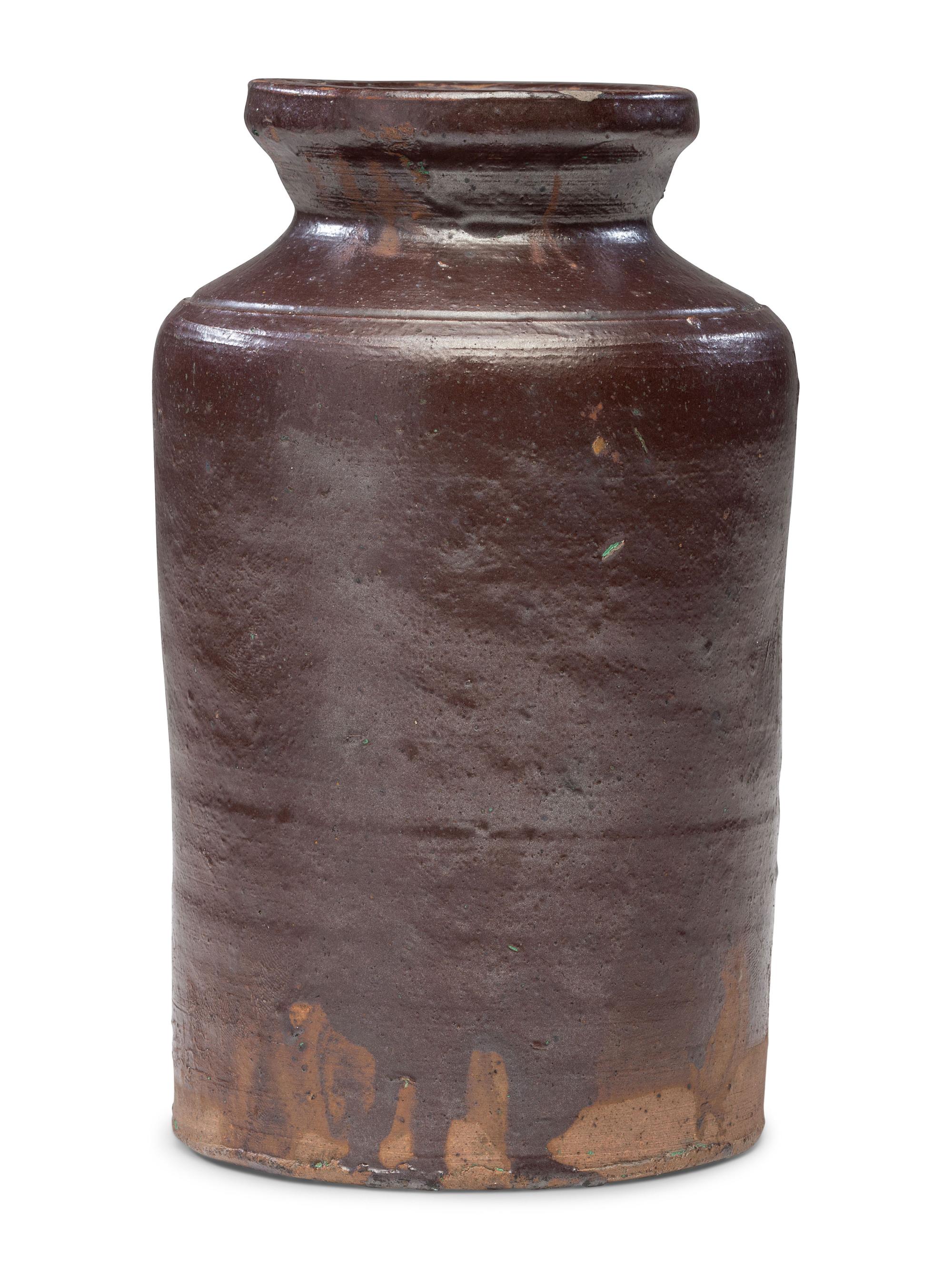 A J. Moorfoot Stoneware Preserve Jar