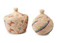 Alaska Native Lidded Baskets