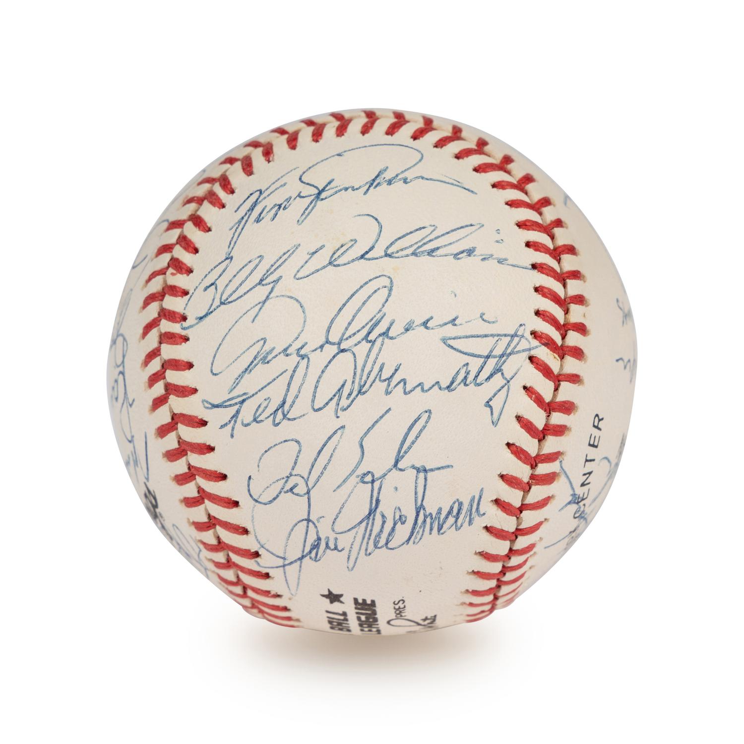 A 1969 Chicago Cubs Team Signed Autograph Baseball (Beckett Authentication Services Letter),