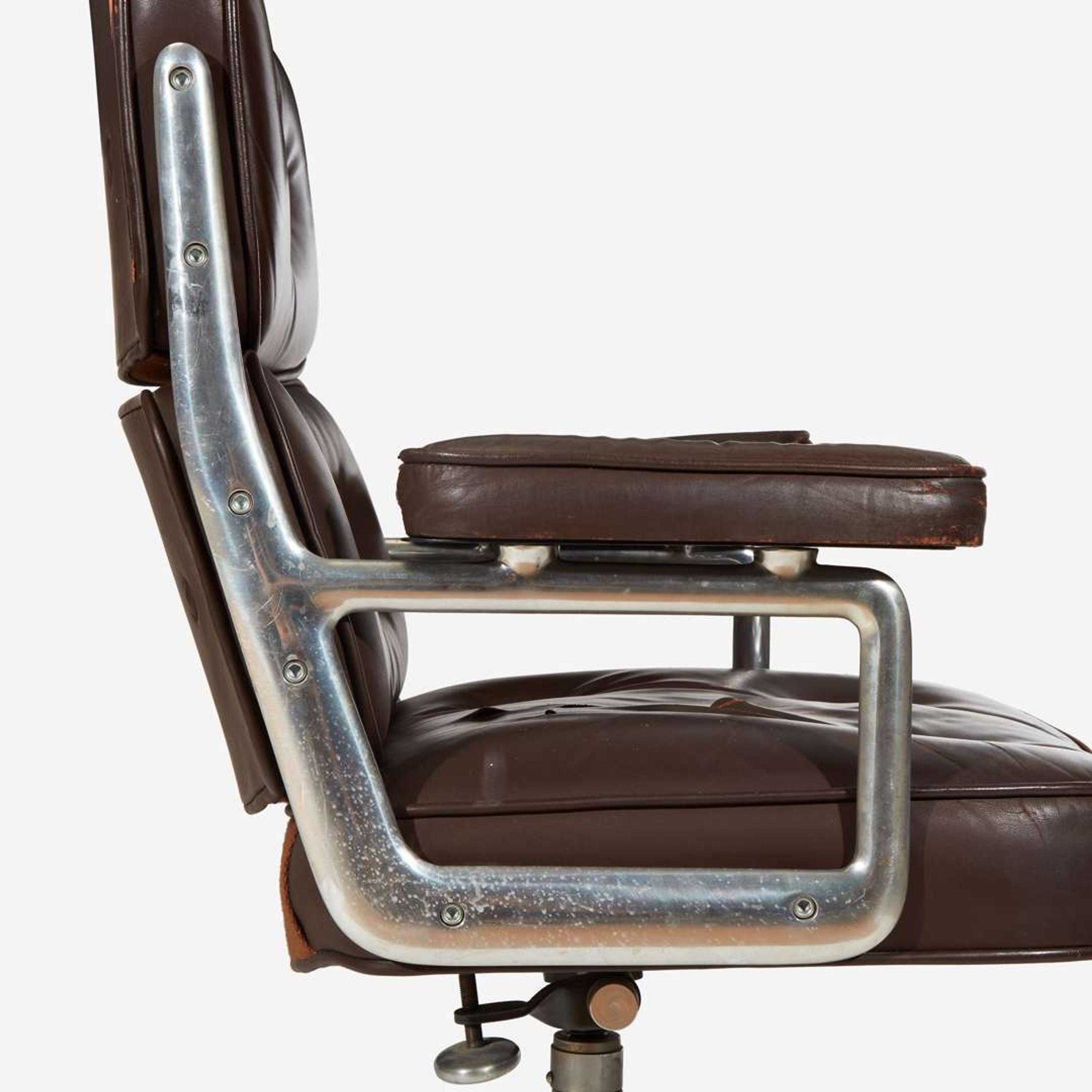 Charles Eames (American, 1907-1978) & Ray Eames (American, 1912-1988) Pair of "Time Life" Executive Desk Chairs, Designed 1960, the Present Lot 1983 and 1984