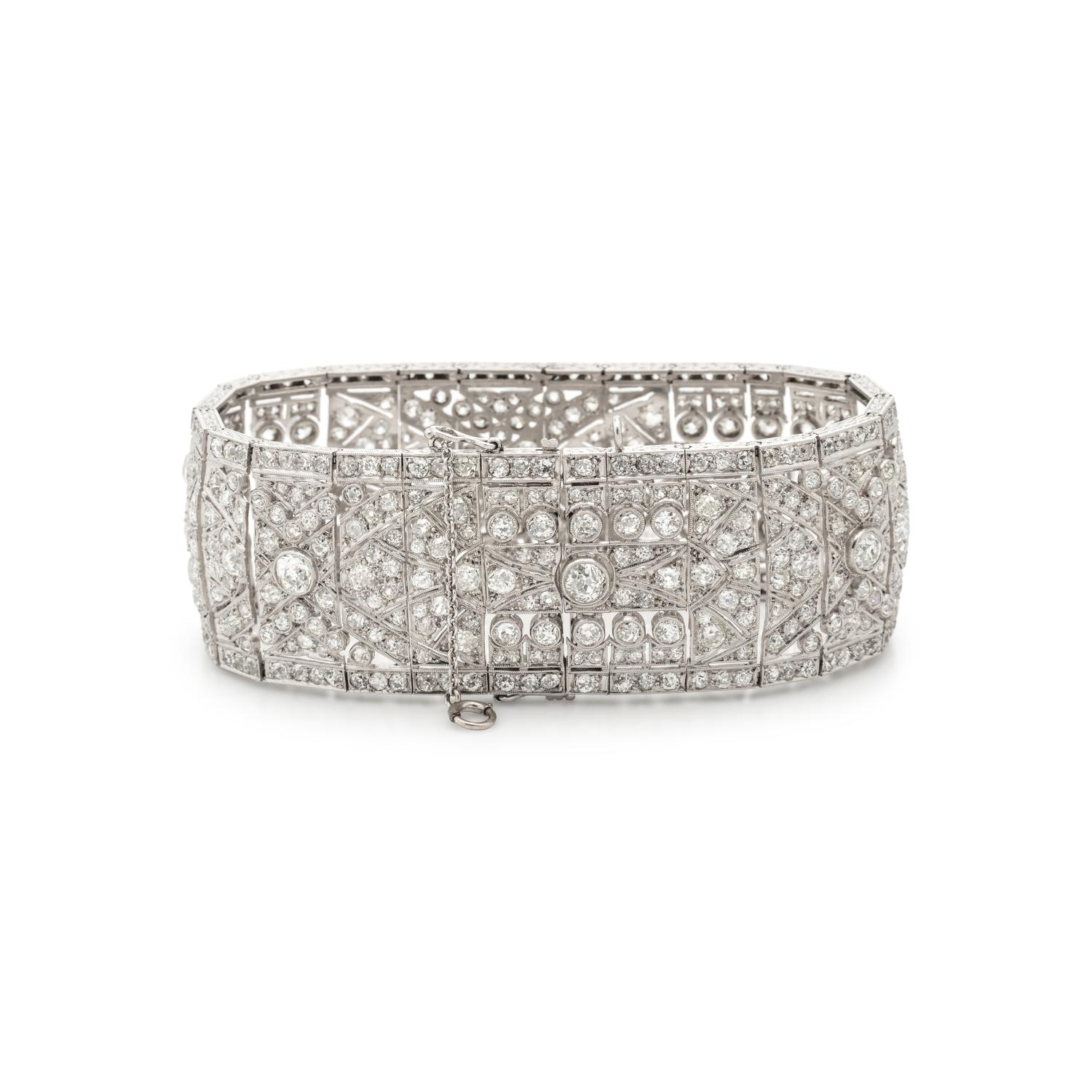 ART DECO, DIAMOND BRACELET