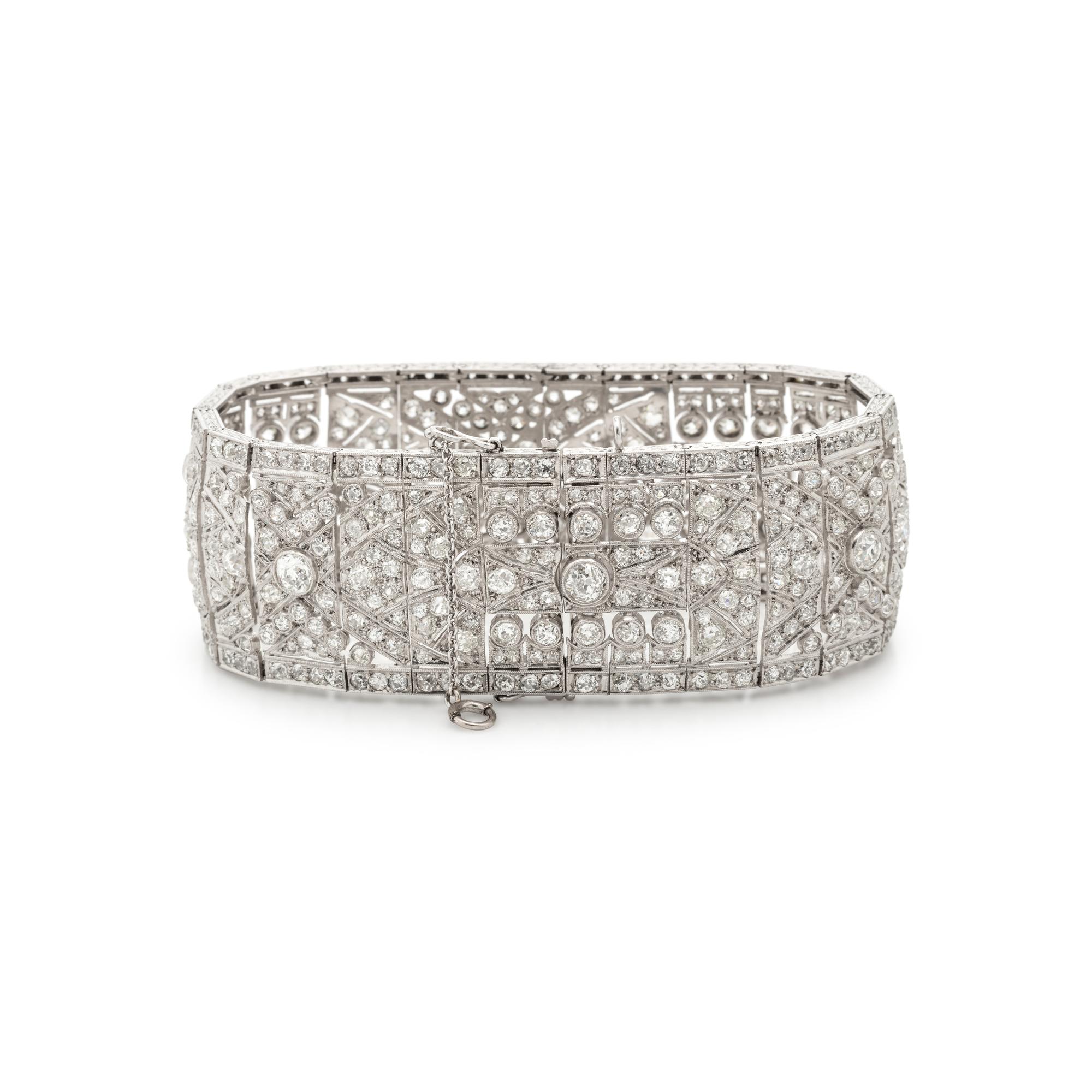 ART DECO, DIAMOND BRACELET