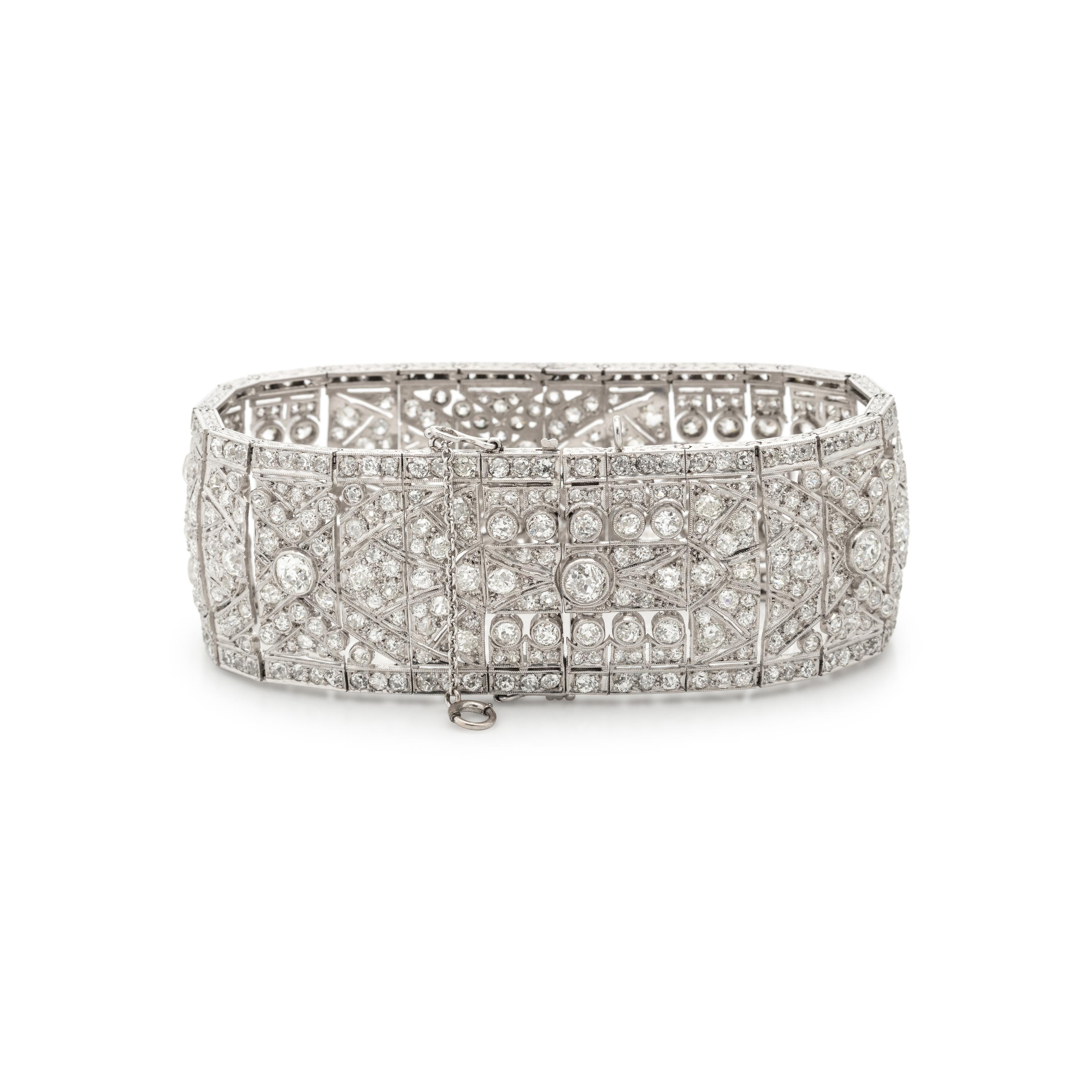 ART DECO, DIAMOND BRACELET