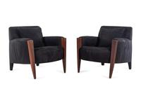 A Pair of RB Gorman Lounge Chairs Retailed by Manifesto