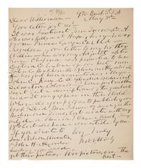 MOSBY, JOHN S. (1833-1916). ALS to James Williamson. [San Francisco], 3 May 1895. Mosby mentions the Greenback Raid and several Rangers by name.