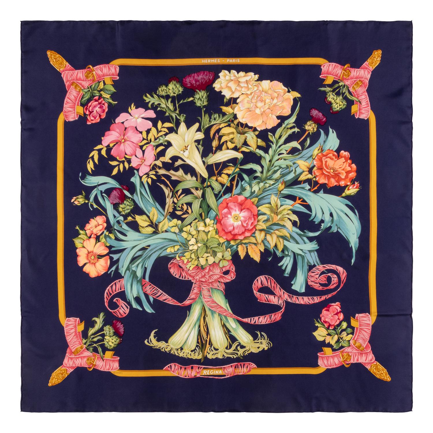 Hermès, Three Silk Scarves