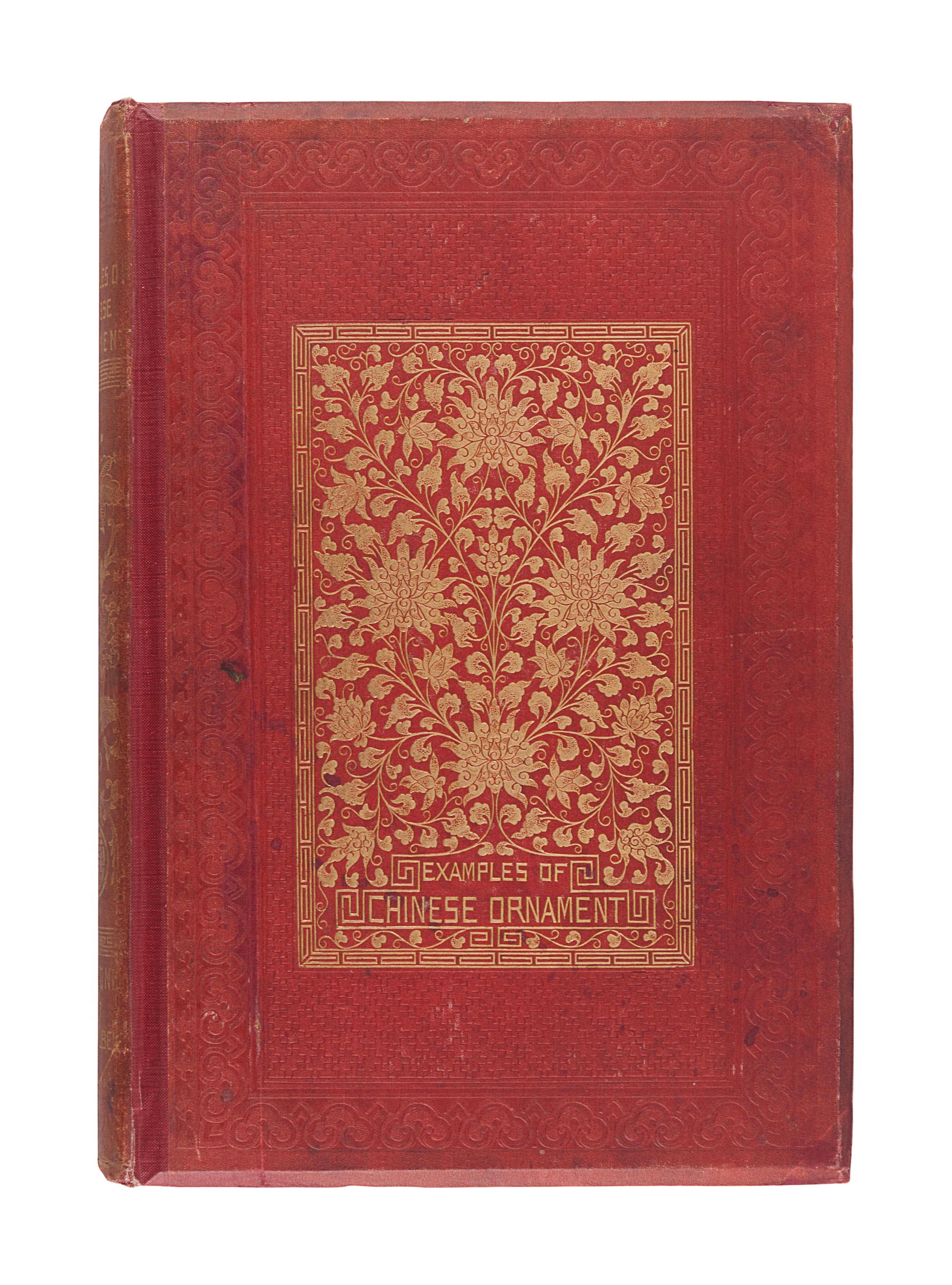 [CHINESE ART]. JONES, Owen (1809-1874). Examples of Chinese Ornament Selected from Objects in the South Kensington Museum and Other Collections . London: S. & T. Gilbert, 1867.