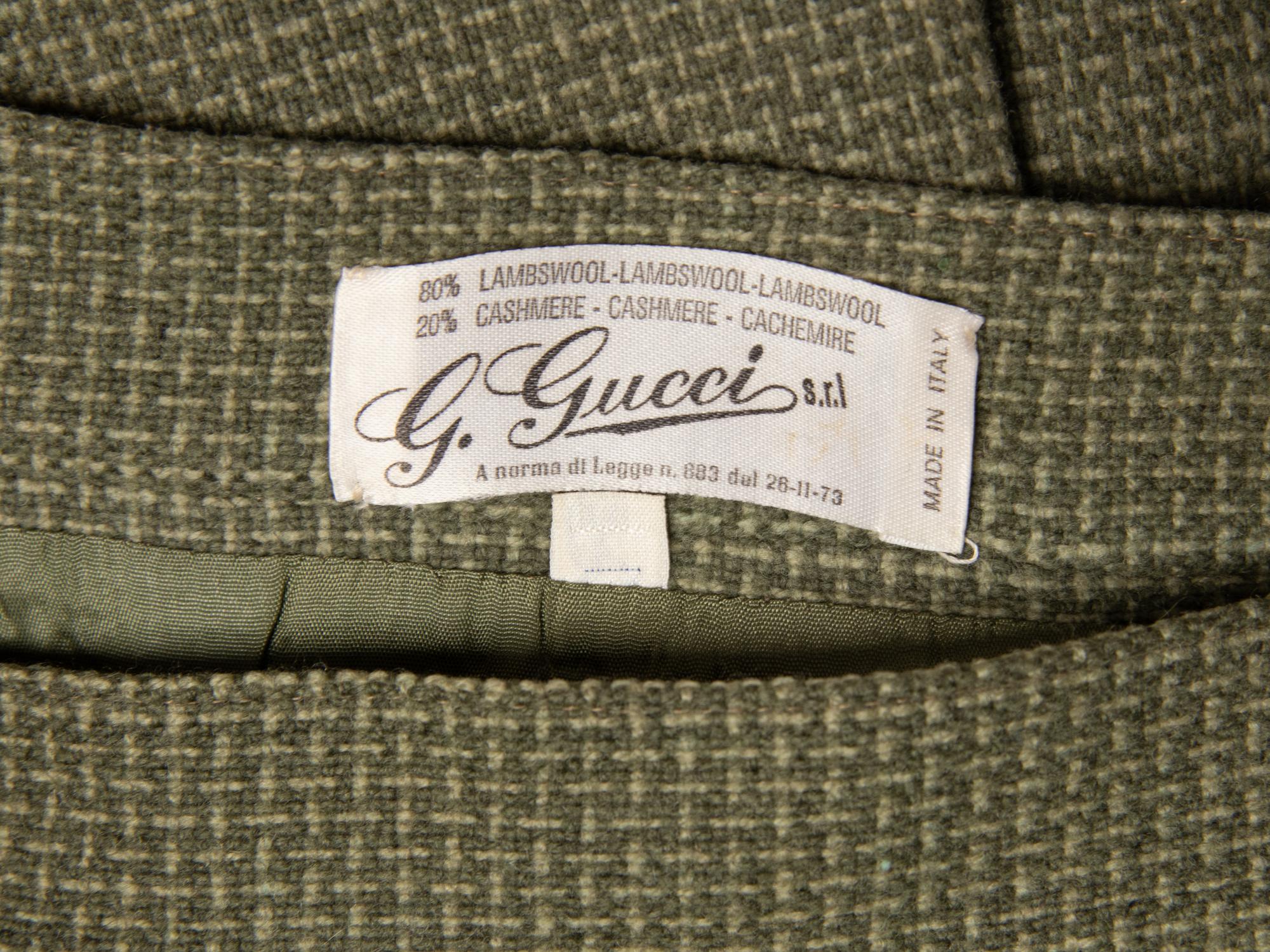 Two Designer Ensembles & Cape: Gucci and Bill Blass