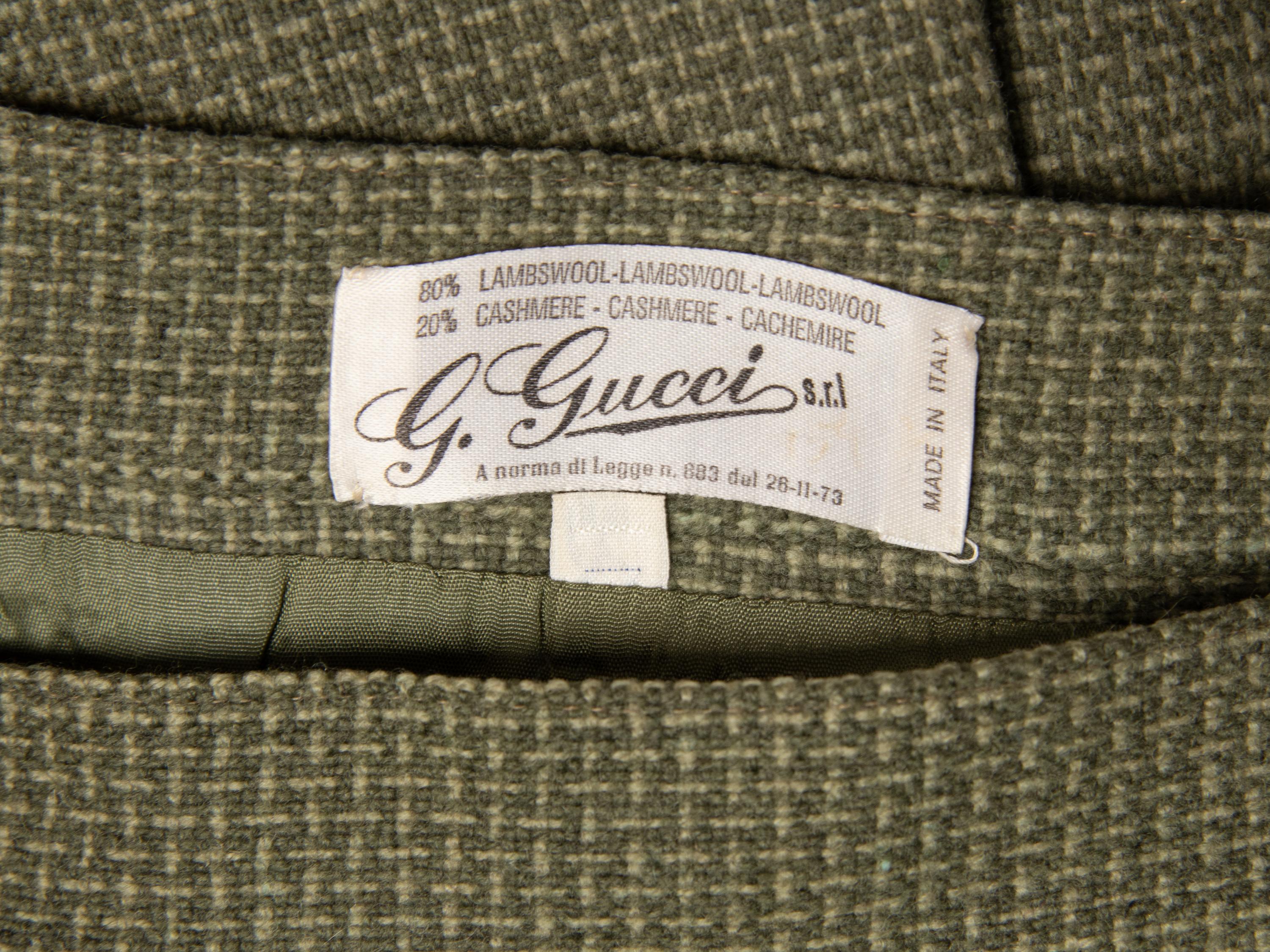 Two Designer Ensembles & Cape: Gucci and Bill Blass