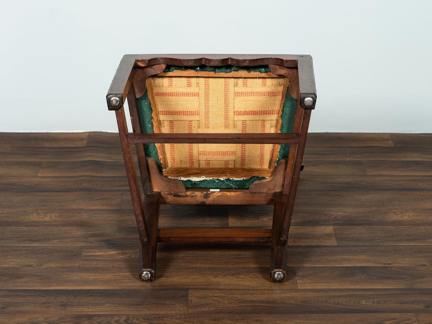 A Set of Six Chippendale Volute-Carved Mahogany Side Chairs
