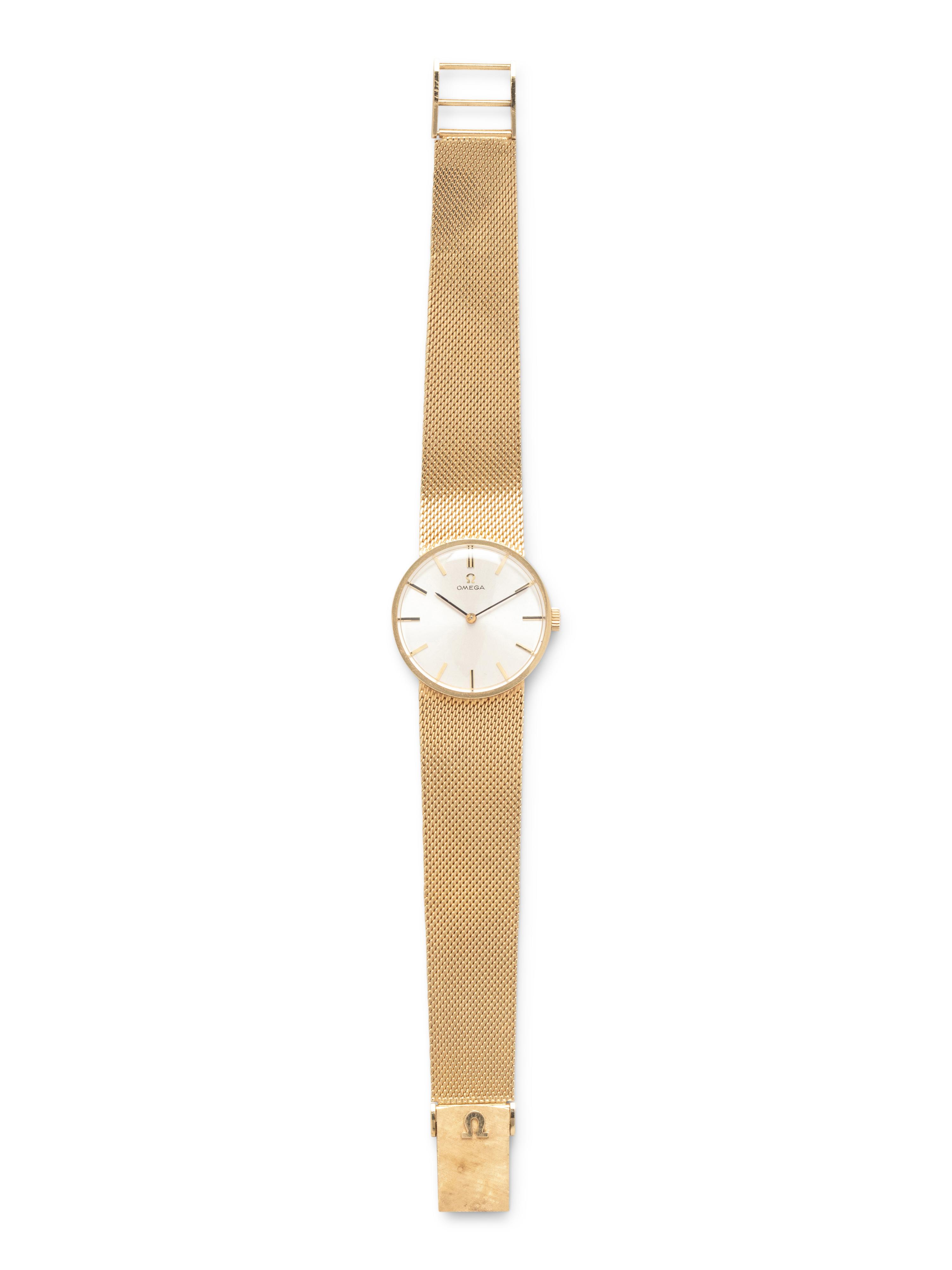 OMEGA, 14K YELLOW GOLD WATCH