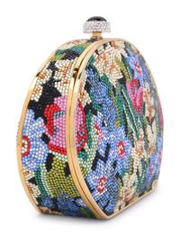 Judith Leiber Floral Motif Minaudière