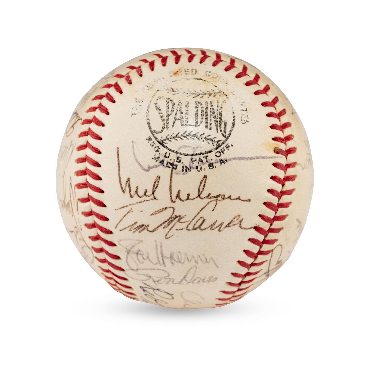 A 1968 St. Louis Cardinals Team Signed Autograph Baseball