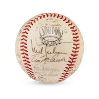 A 1968 St. Louis Cardinals Team Signed Autograph Baseball
