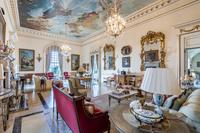 Four Pink Scalamandré Silk Damask and Velvet Pillows