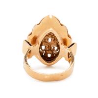 DIAMOND AND ENAMEL RING
