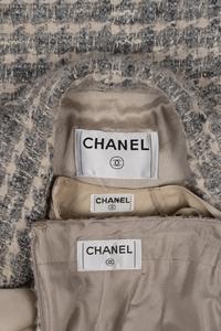Chanel Silver Skirt Suit, 2010s