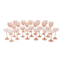 A Carlo Moretti Glass Stemware Service
