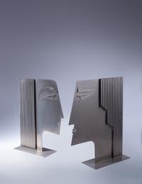 Pair of Male and Female Heads