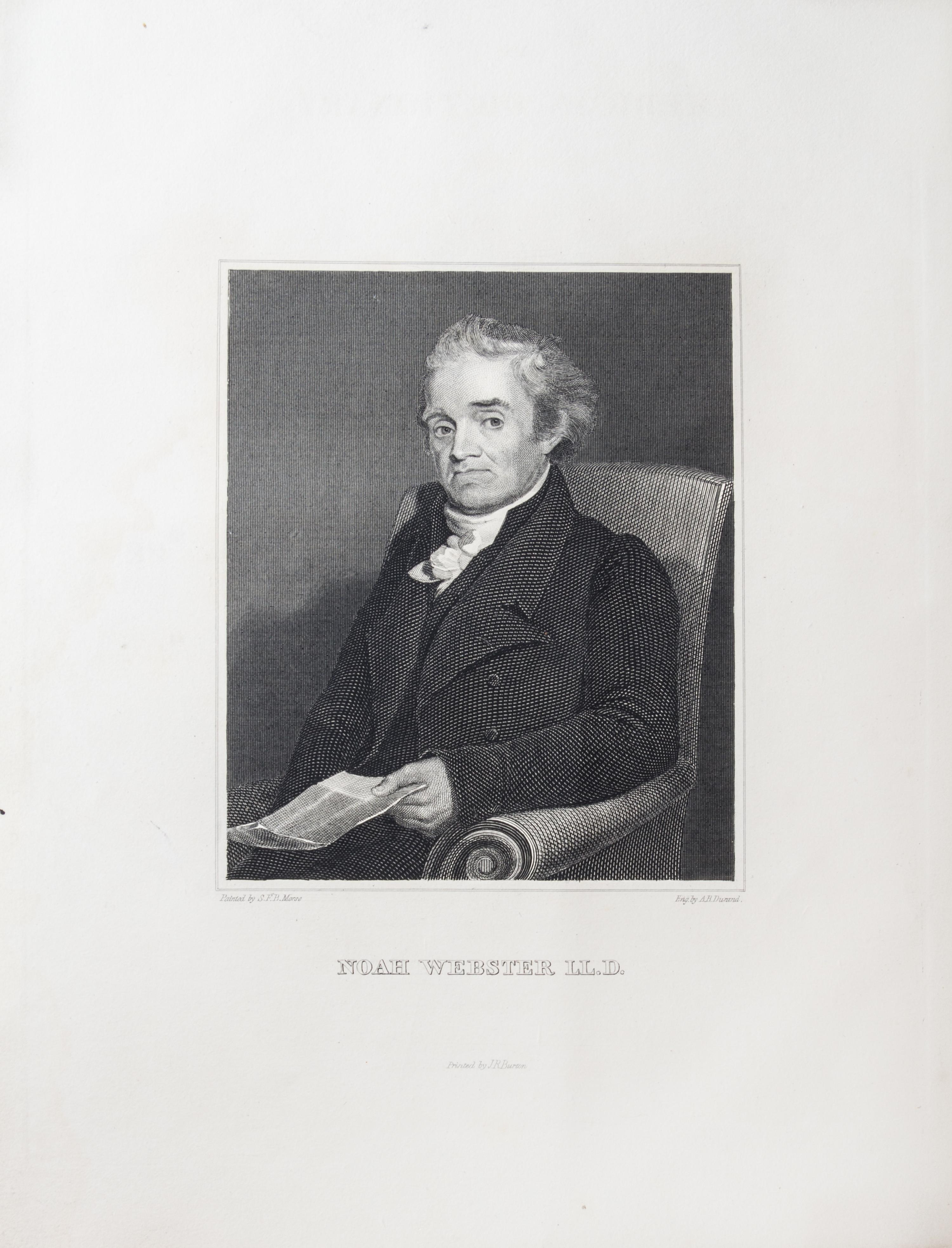WEBSTER, NOAH. An American Dictionary of the English Language. New York, 1828. 2 vols. First edition.