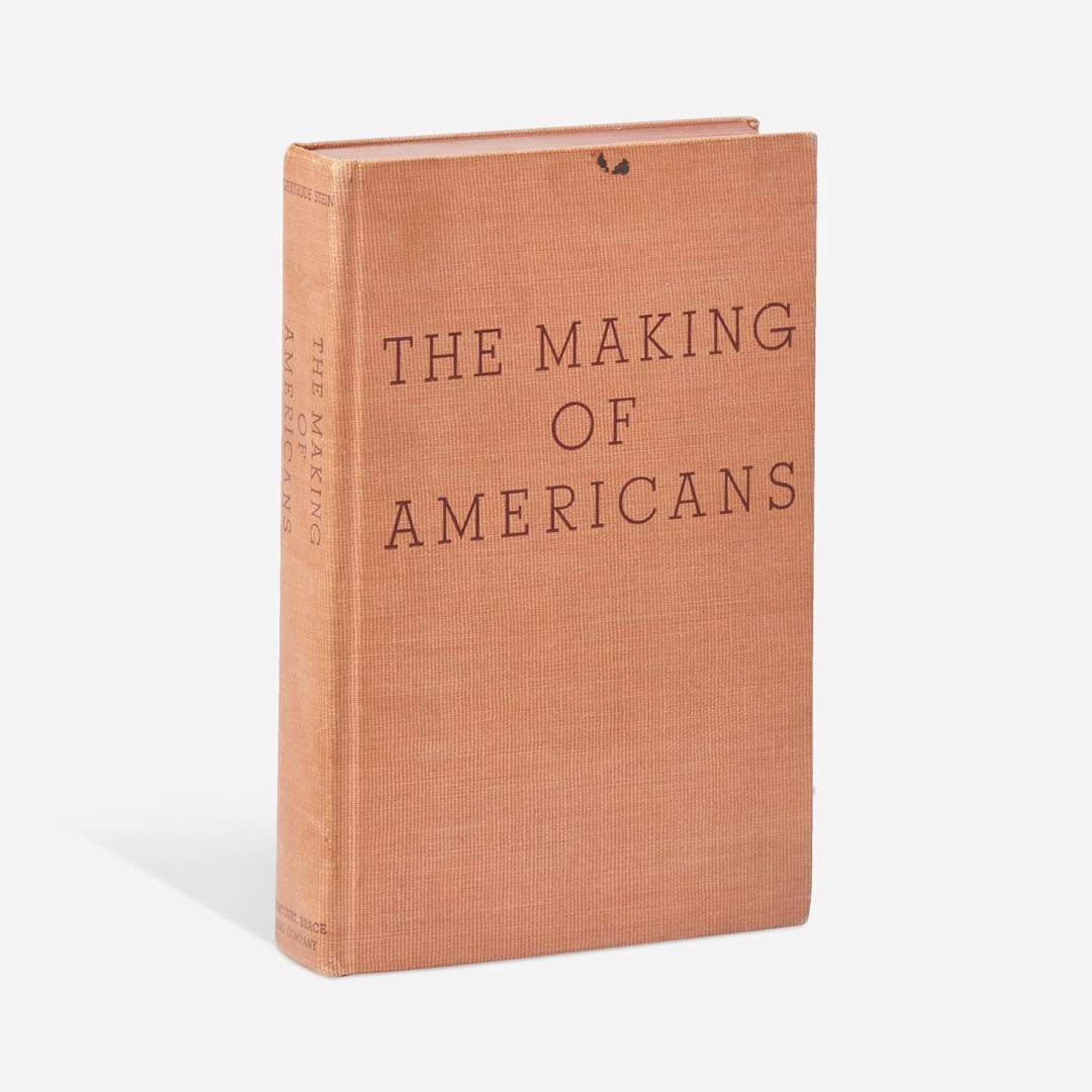 [Literature] Stein, Gertrude Group of 4 Editions of "The Making of Americans"