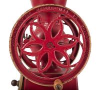 A Lane Brothers "Swift Mill" and a John Wright Painted Cast Iron Coffee Mill