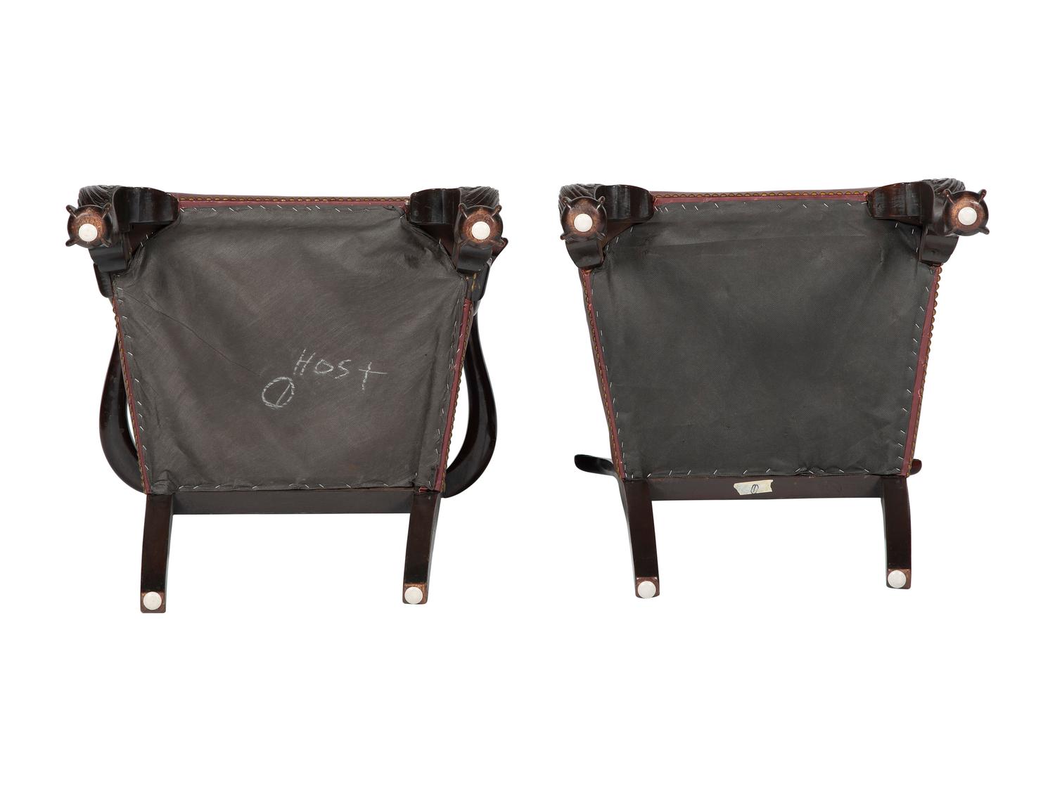 Eight Irish Chippendale Style Mahogany Chairs