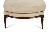 A Louis XVI Carved Walnut Chaise Longue