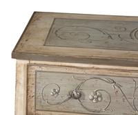 A North European Painted Chest of Drawers