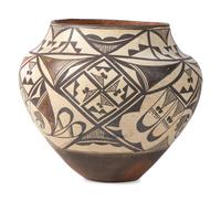 Acoma Polychrome Pottery Jar