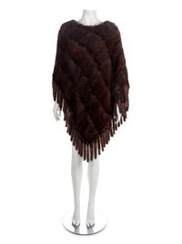 Dennis Basso Sable Poncho, 2000-10s