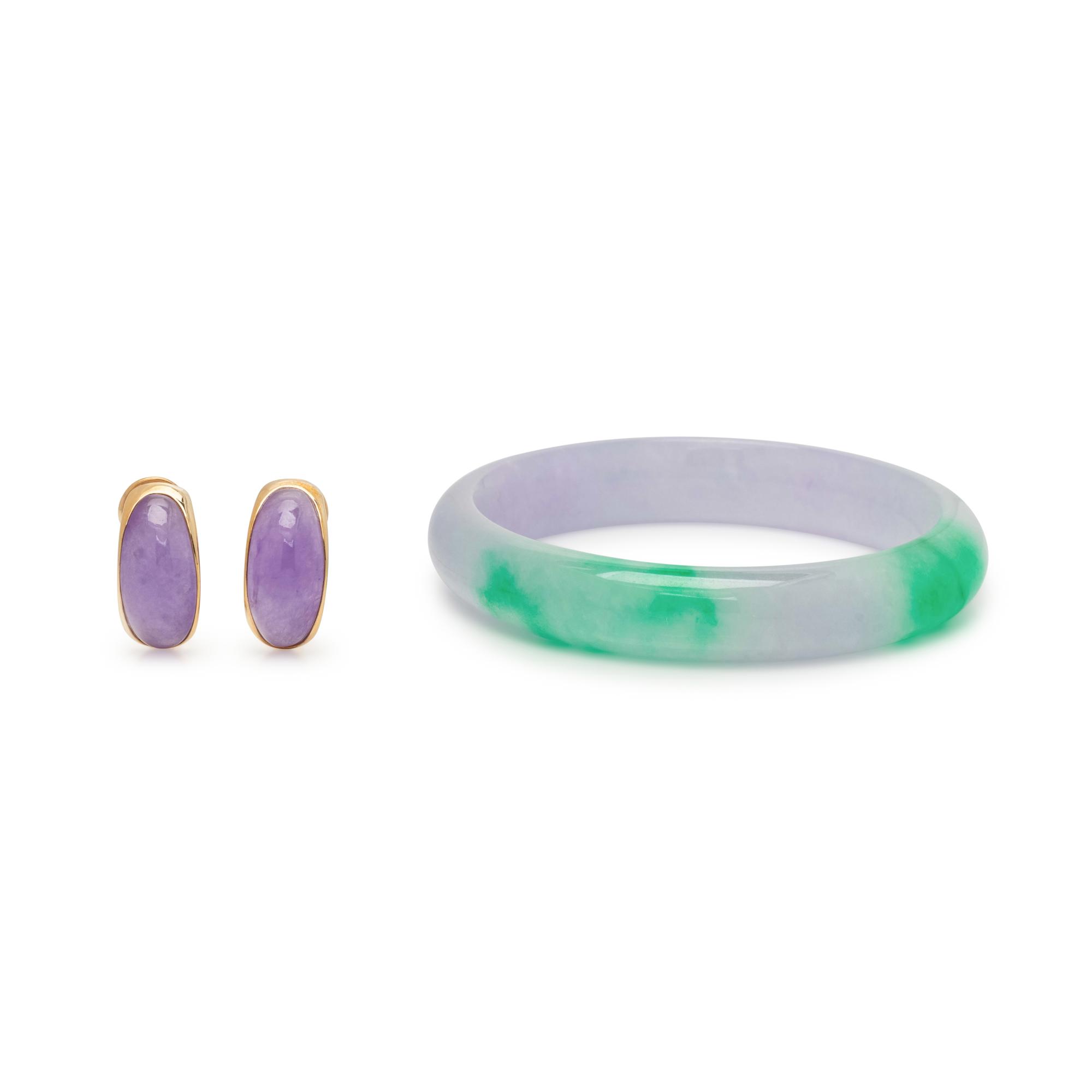 COLLECTION OF JADE JEWELRY