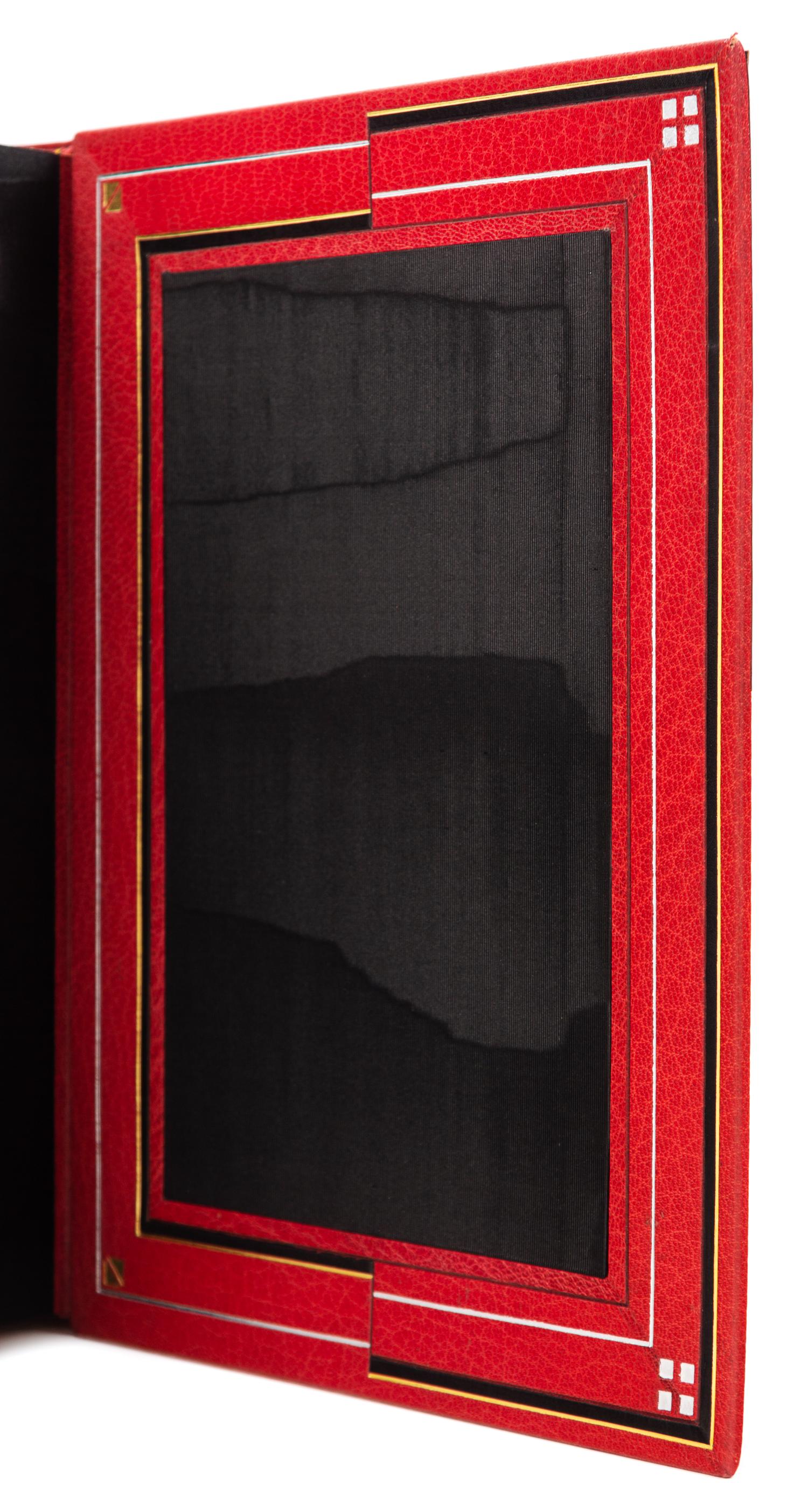 [BINDINGS]. [LÉOTARD, GENEVIÈVE - BINDER]. A group of 2 works in fine Art Deco bindings by Léotard.
