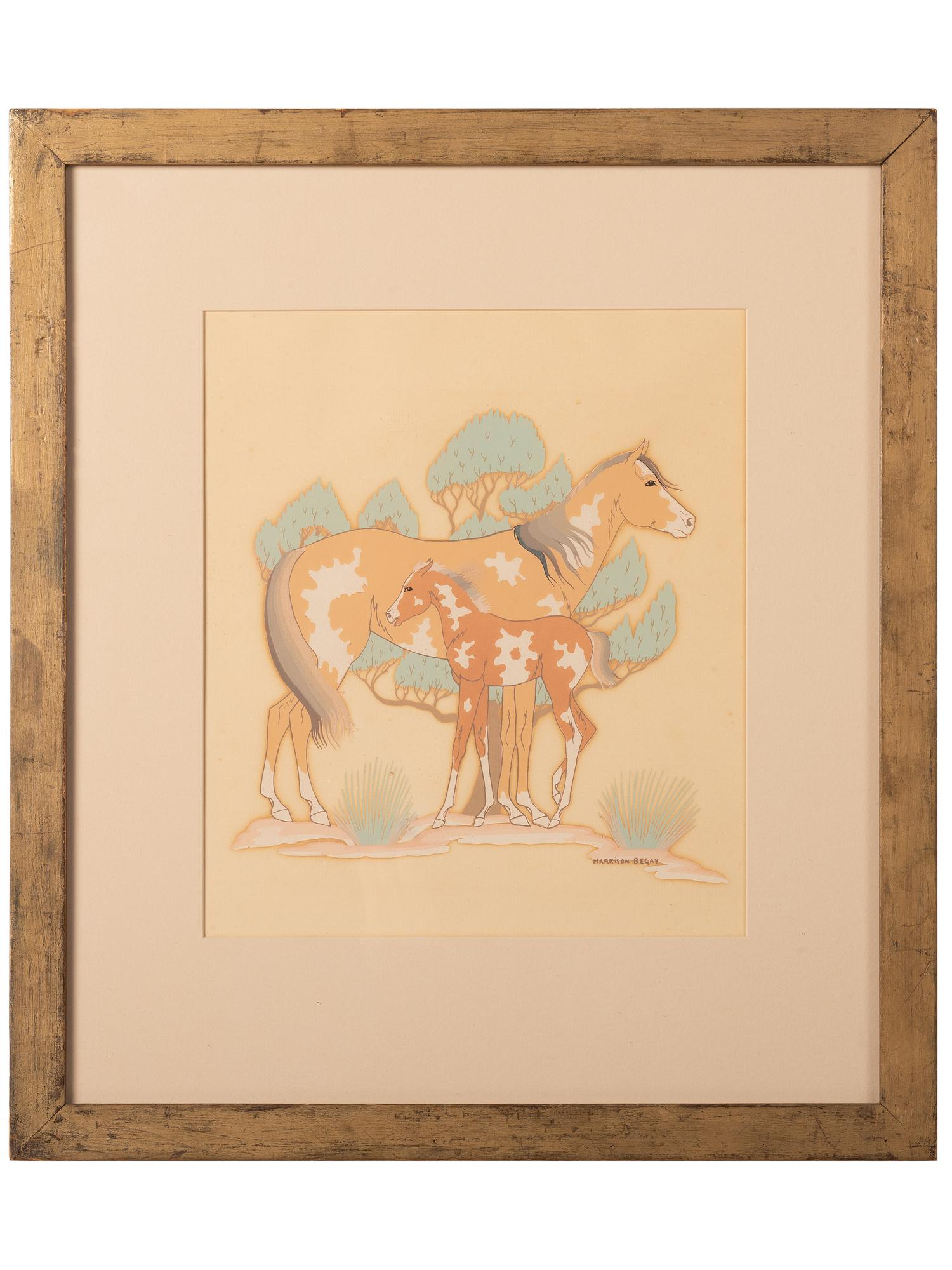Harrison Begay (Diné, 1917-2012) Various Prints and Gouaches on Paper