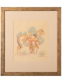 Harrison Begay (Diné, 1917-2012) Various Prints and Gouaches on Paper