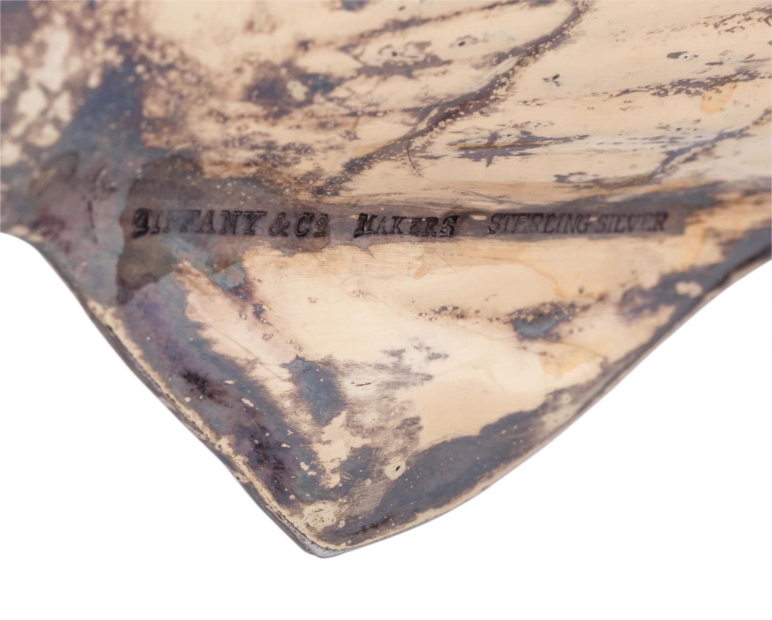 A Pair of Tiffany & Co. Silver Shell Dishes