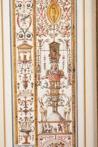 A Set of Eight Neoclassical Watercolor Illustrations