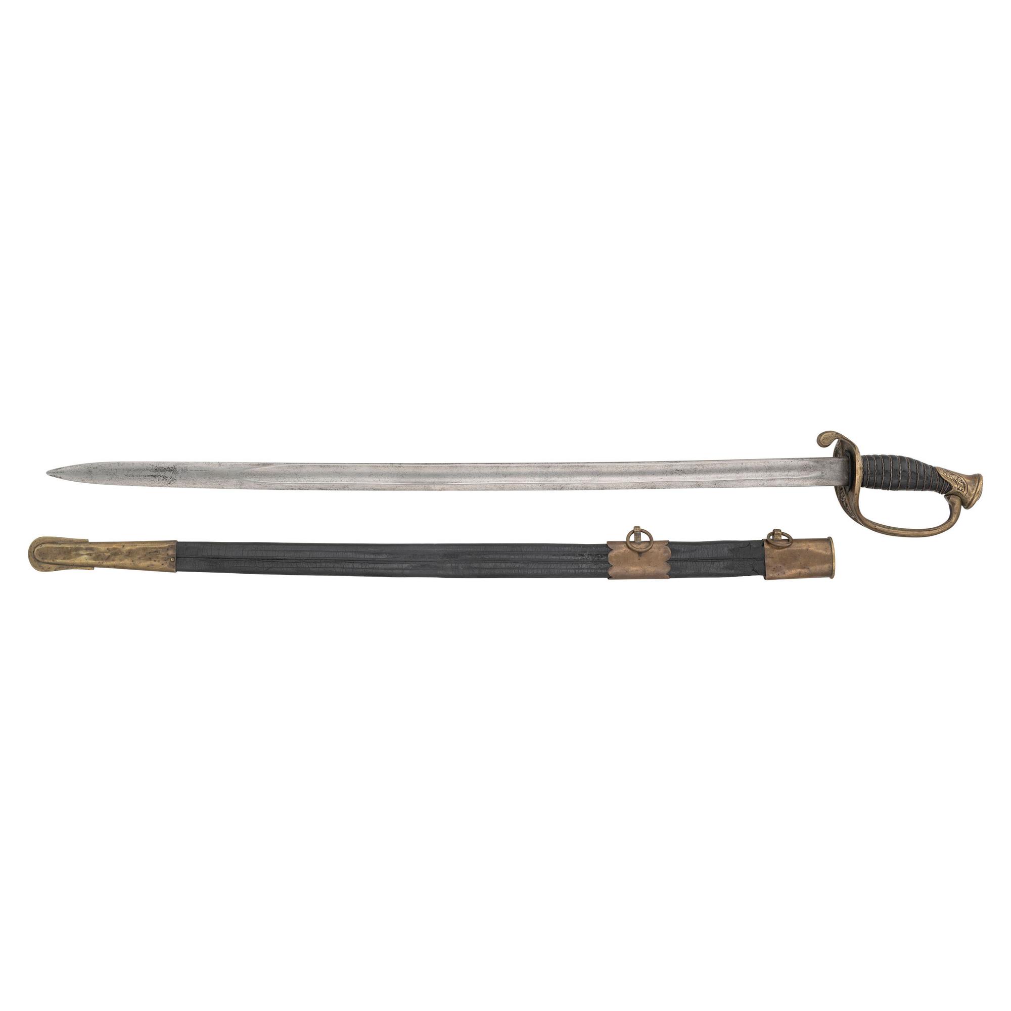 Leech & Rigdon CS Inside Guard Marked Staff & Field Officer's Sword
