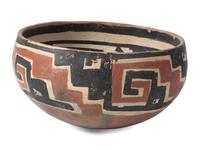 Salado Culture, Tonto Polychrome Pottery Bowl