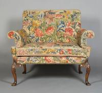 A Louis XV Style Fauteuil, Height 36 inches.