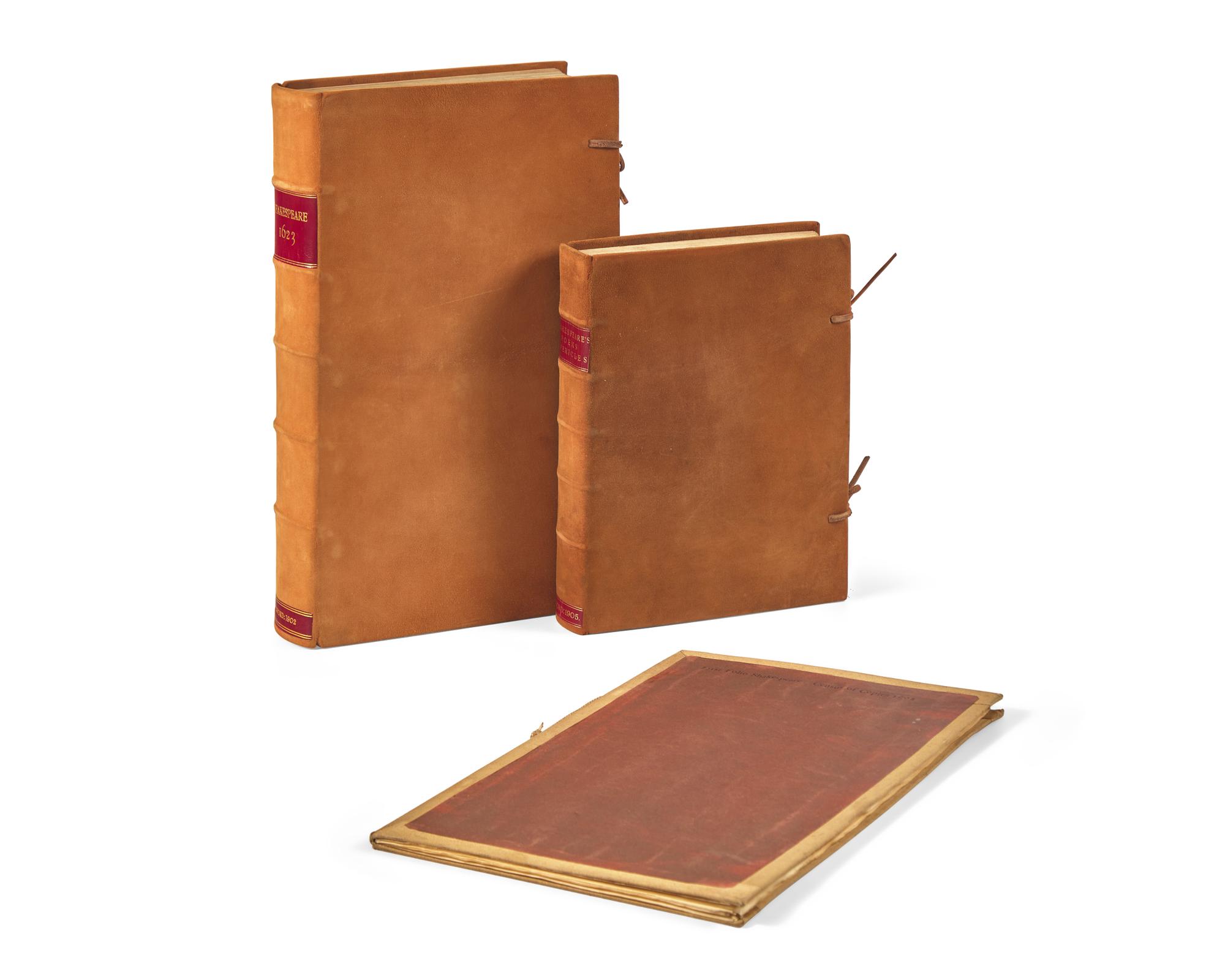 [Literature] [Shakespeare, William] Shakespeares Comedies, Histories, & Tragedies Being a Reproduction in Facsimile of the First Folio Edition 1623 From the Chatsworth Copy in the Possession of the Duke of Devonshire...