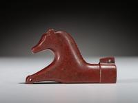 Eastern Sioux Catlinite Horse Pipe Bowl