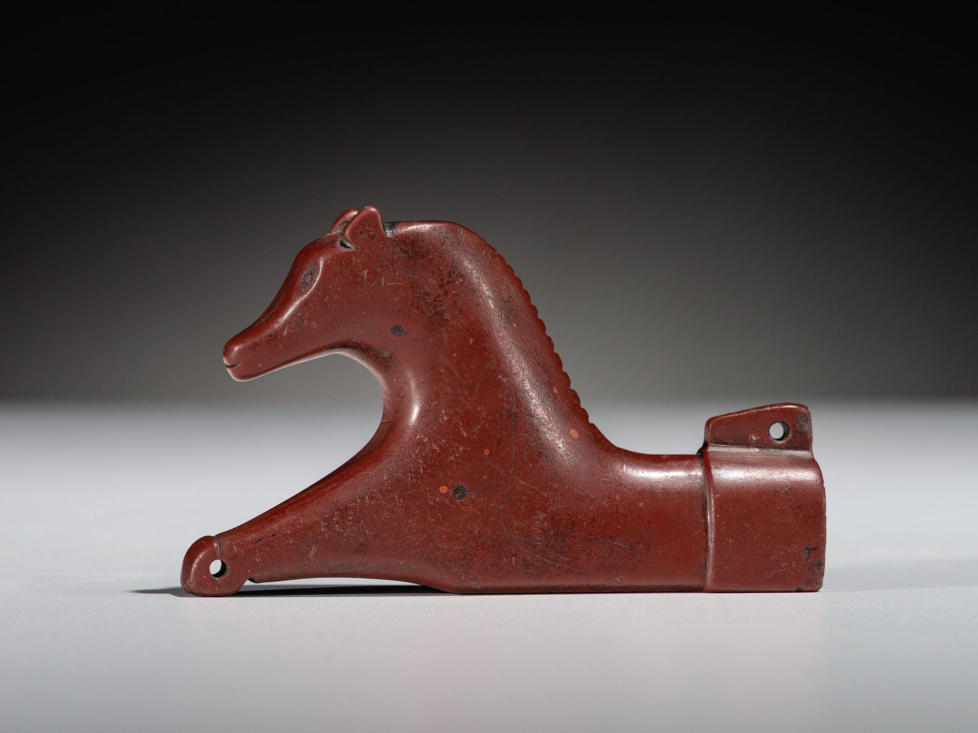 Eastern Sioux Catlinite Horse Pipe Bowl