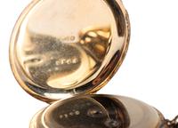 [WATCHES]. A group of 3 pocket watches, including one inscribed with a patriotic motif.