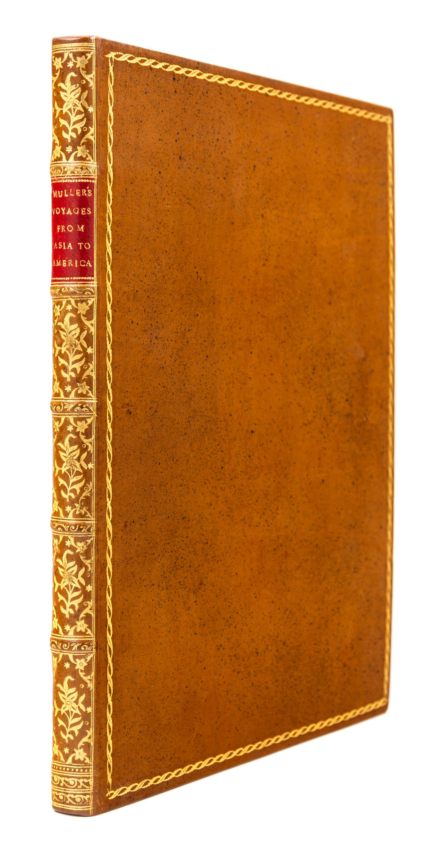 MÜLLER, Gerhard Freiderich (1705-1783). Voyages from Asia to America. London, 1761. FIRST ENGLISH EDITION.