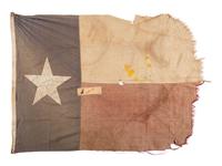 [TEXAS]. Flag of Texas [ With: ] 48-star flag.