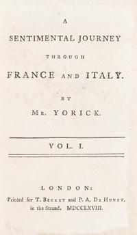 STERNE, LAURENCE. Works. London, 1761. 17 Volumes.