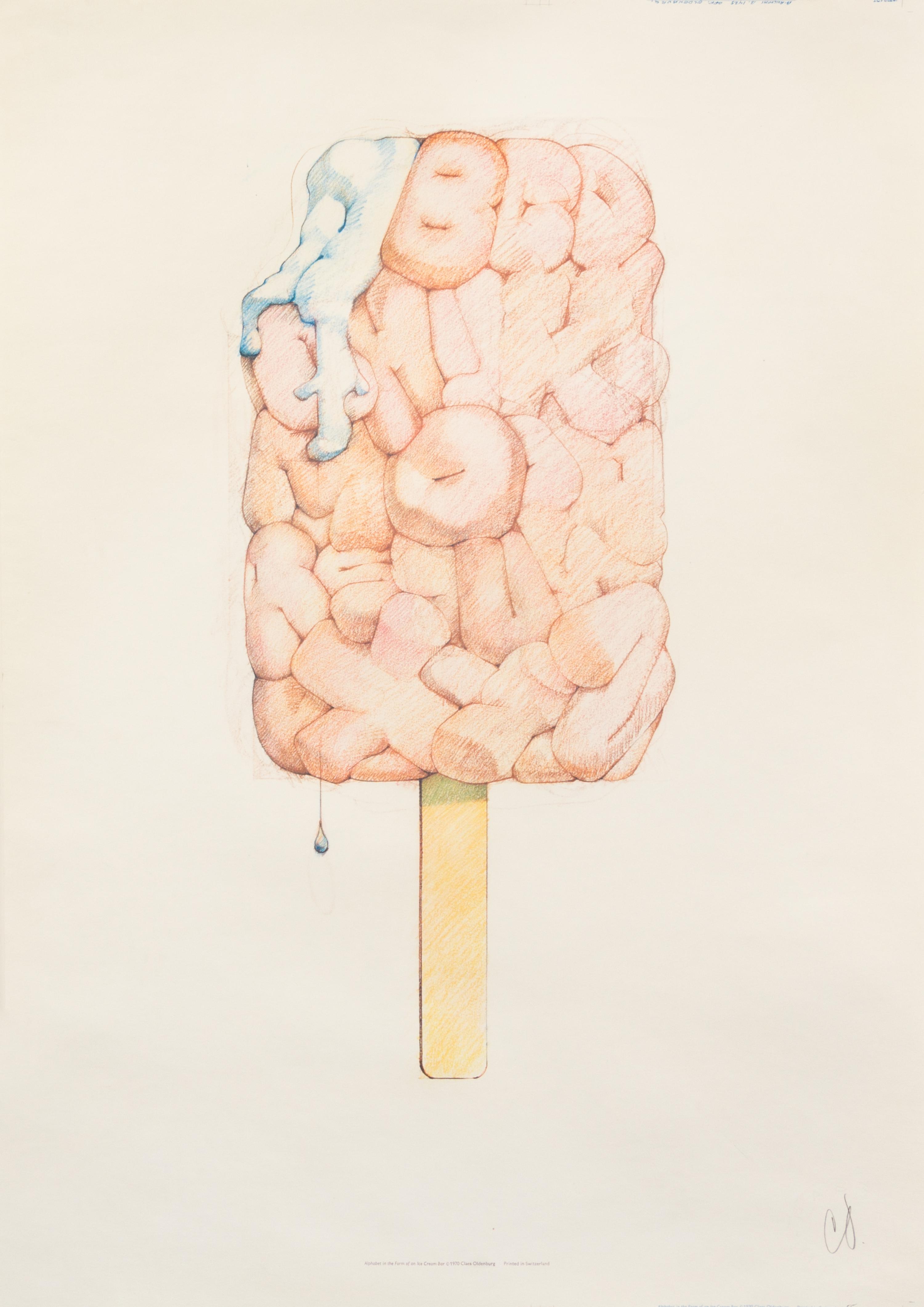 Claes Oldenburg, (American, b. 1929), Alphabet in the Form of a Good Humor Bar, 1970
