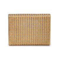 BICOLOR GOLD AND DIAMOND COMPACT